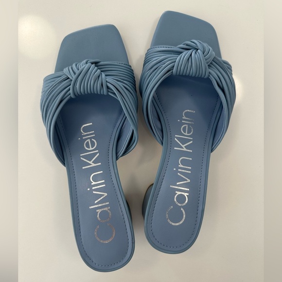 Calvin Klein Beanca Blue Heels - Picture 6 of 10